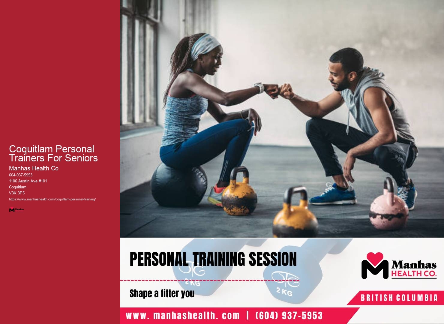 Personal Trainers for Core Stability Coquitlam Personal Trainers For Seniors