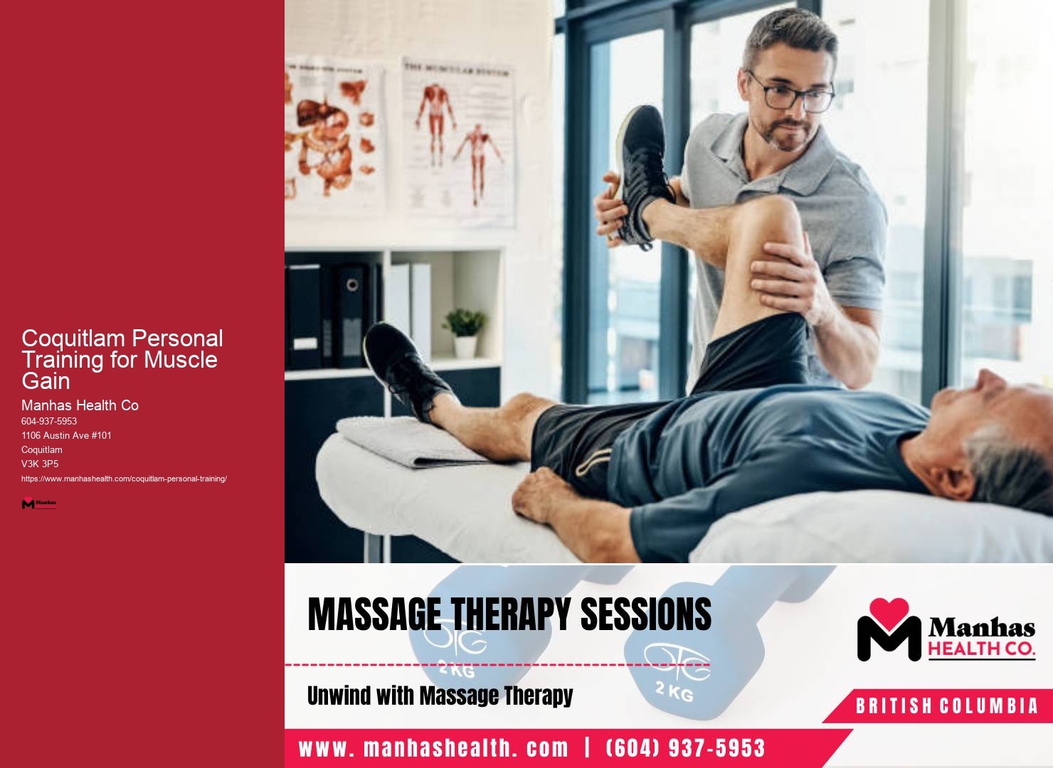 In-Home Personal Training Coquitlam Personal Training for Muscle Gain
