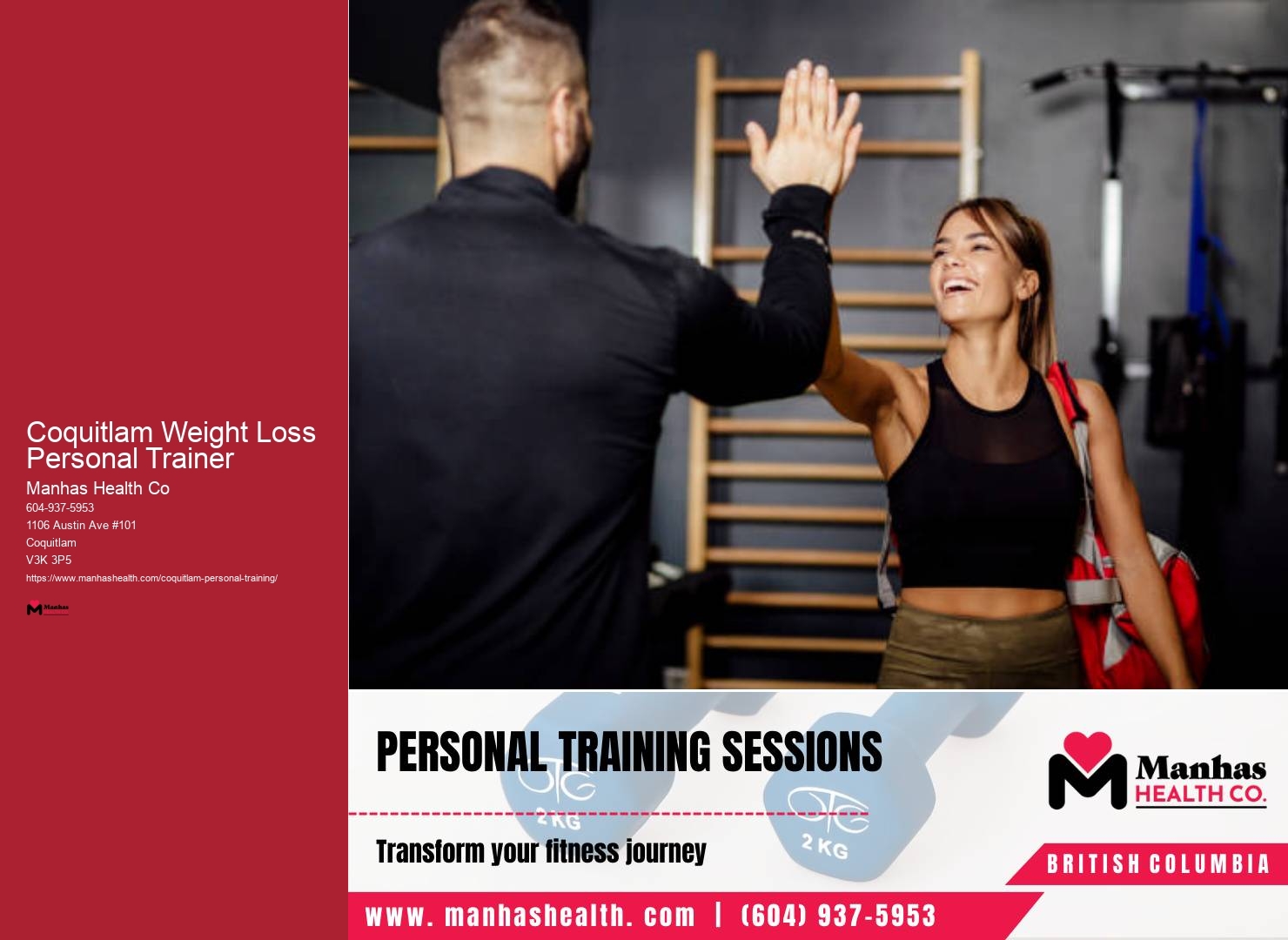 Coquitlam Weight Loss Personal Trainer Wellness and Fitness Retreats