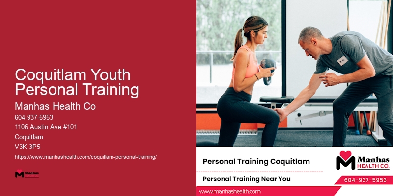 Personal Fitness Consultations Coquitlam Youth Personal Training