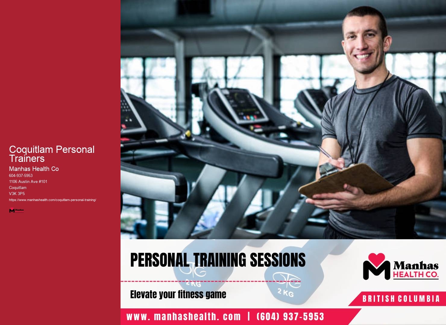 One-on-One Personal Training Coquitlam Personal Trainers