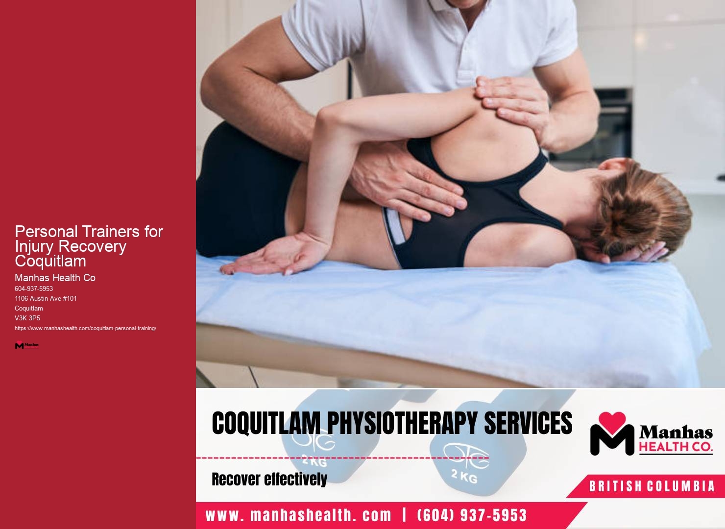 Personal Trainers for Injury Recovery Coquitlam Personal Trainer for Postpartum Fitness