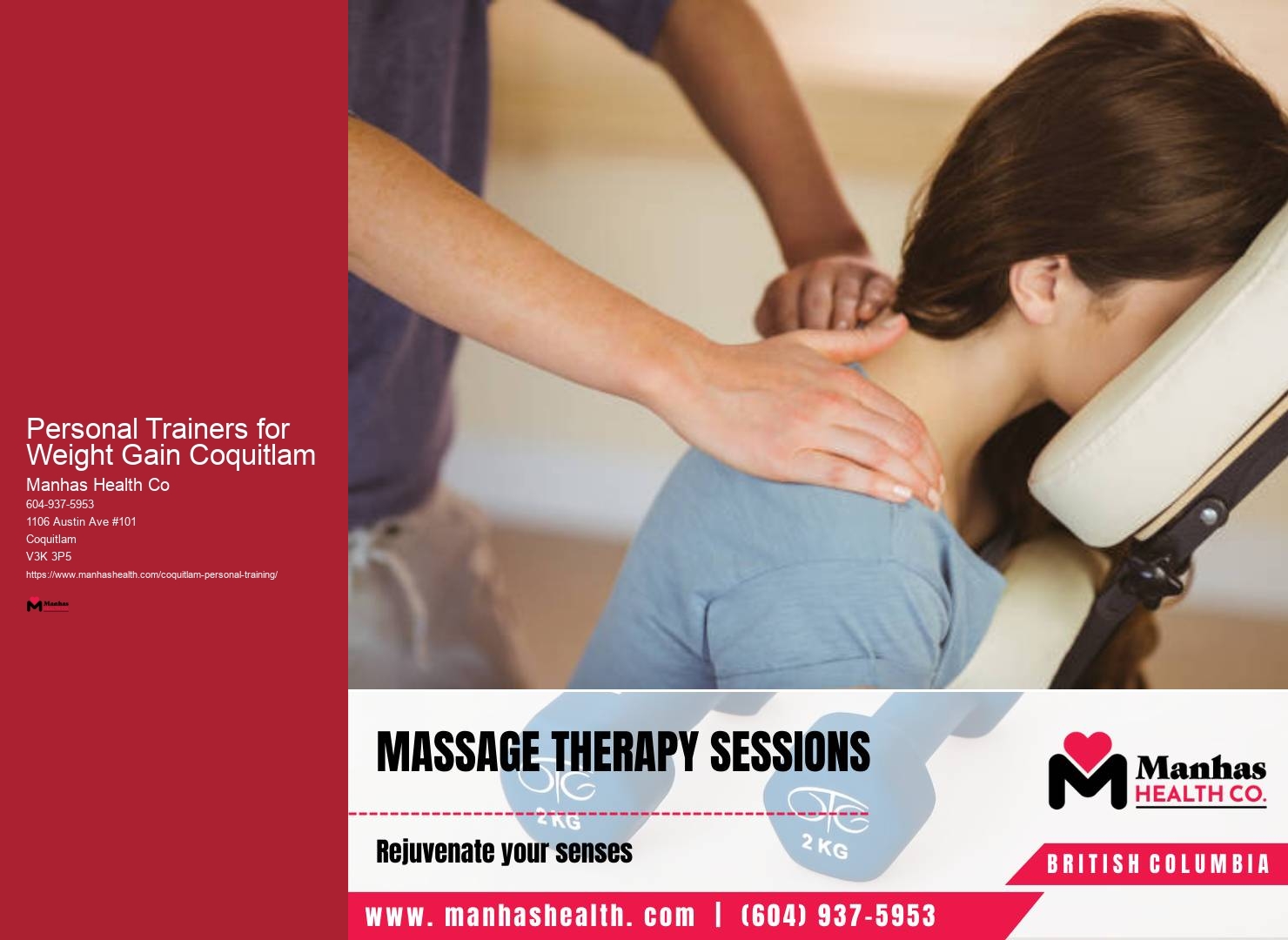 Personal Trainers for Weight Gain Coquitlam Fitness Trainers for Stress Relief