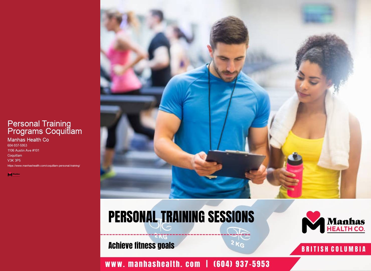 Personal Training Programs Coquitlam Personal Training for Women