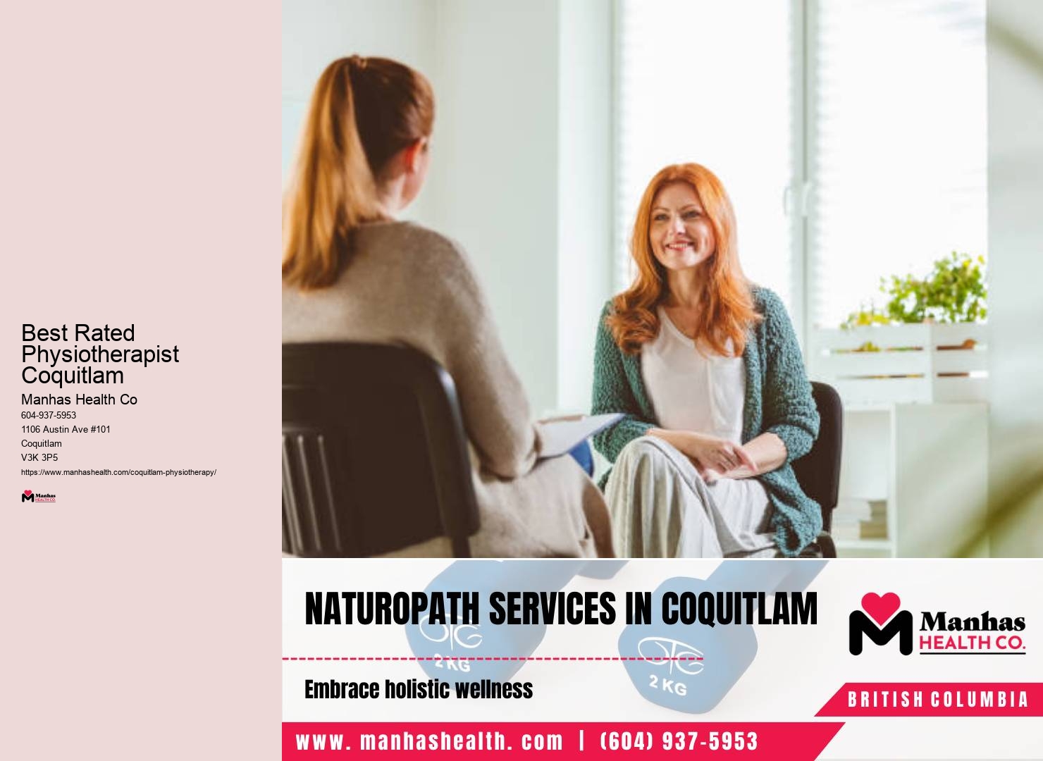 Experienced Best Rated Physiotherapist Coquitlam physiotherapists