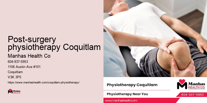 Post-surgery physiotherapy Coquitlam