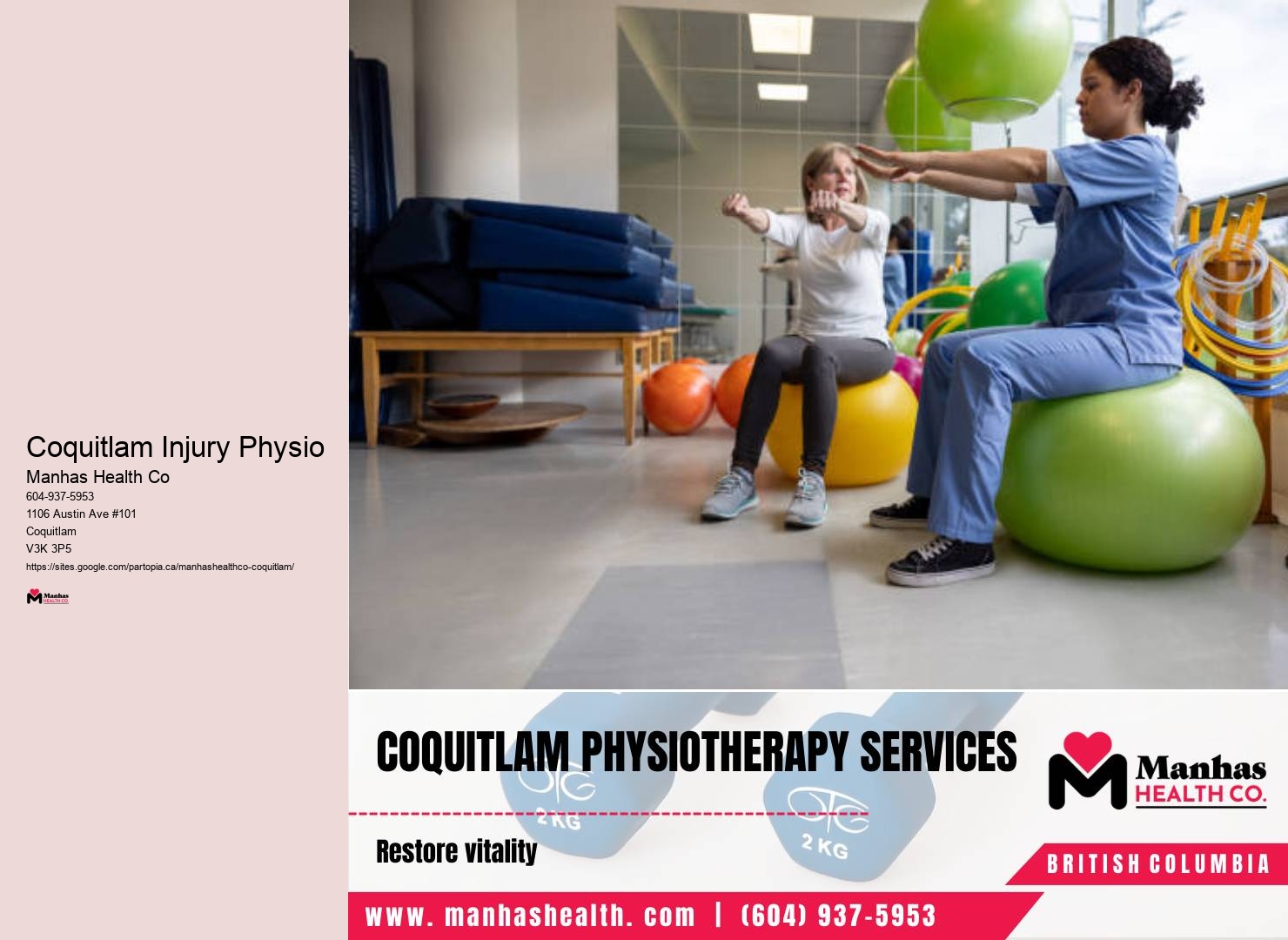 Coquitlam Post-Surgery Physio Services