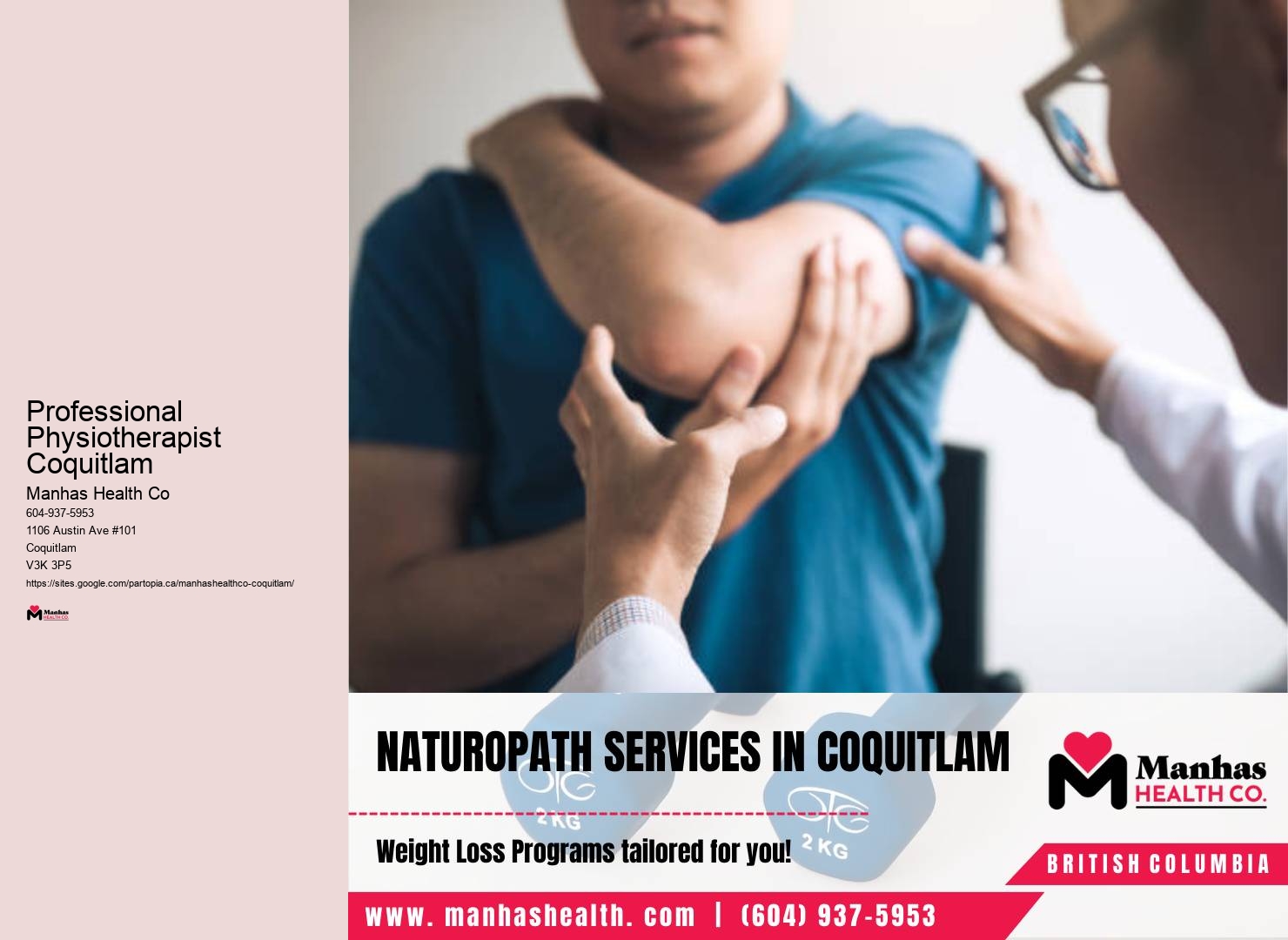 Physiotherapist Booking Coquitlam