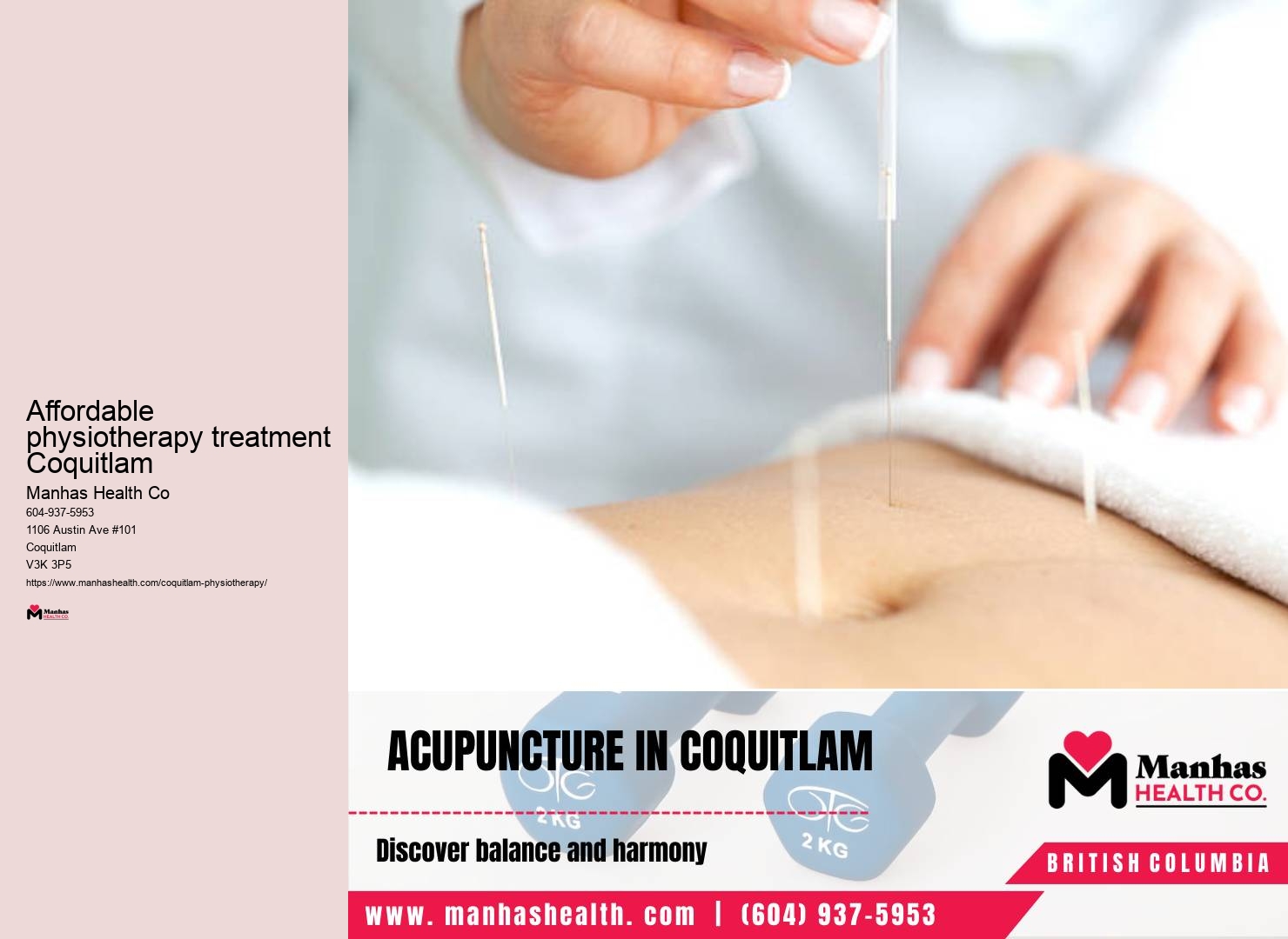 Physiotherapy for herniated disc Affordable physiotherapy treatment Coquitlam