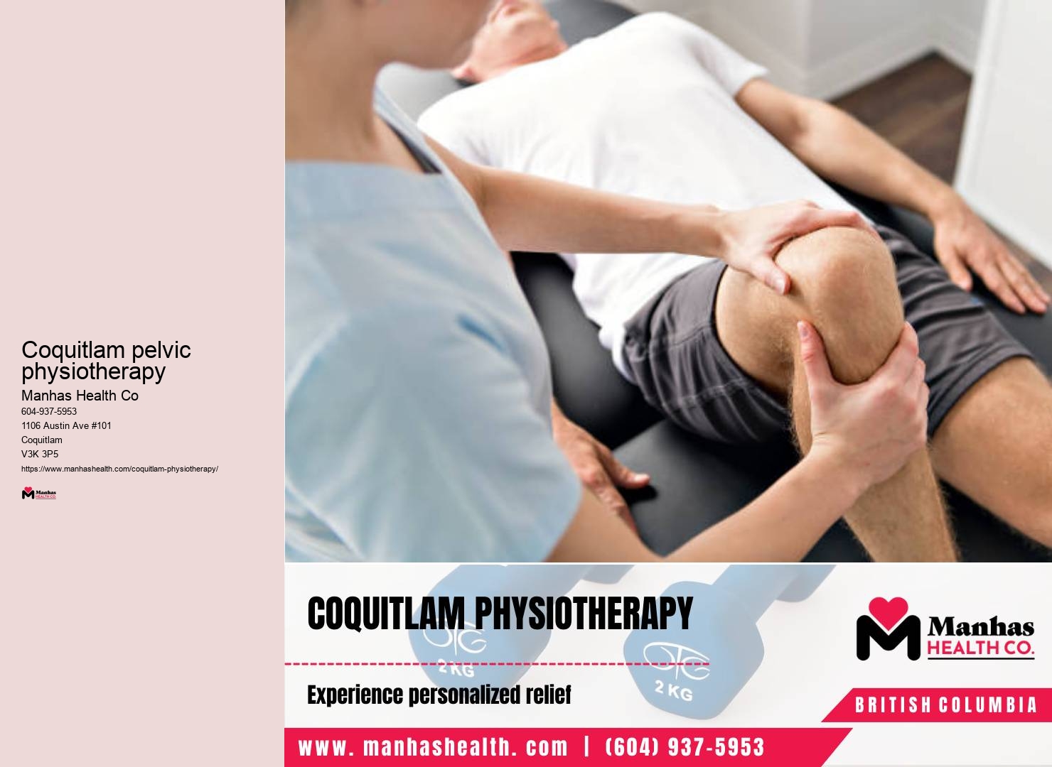 Vestibular physiotherapy specialist near me Coquitlam pelvic physiotherapy