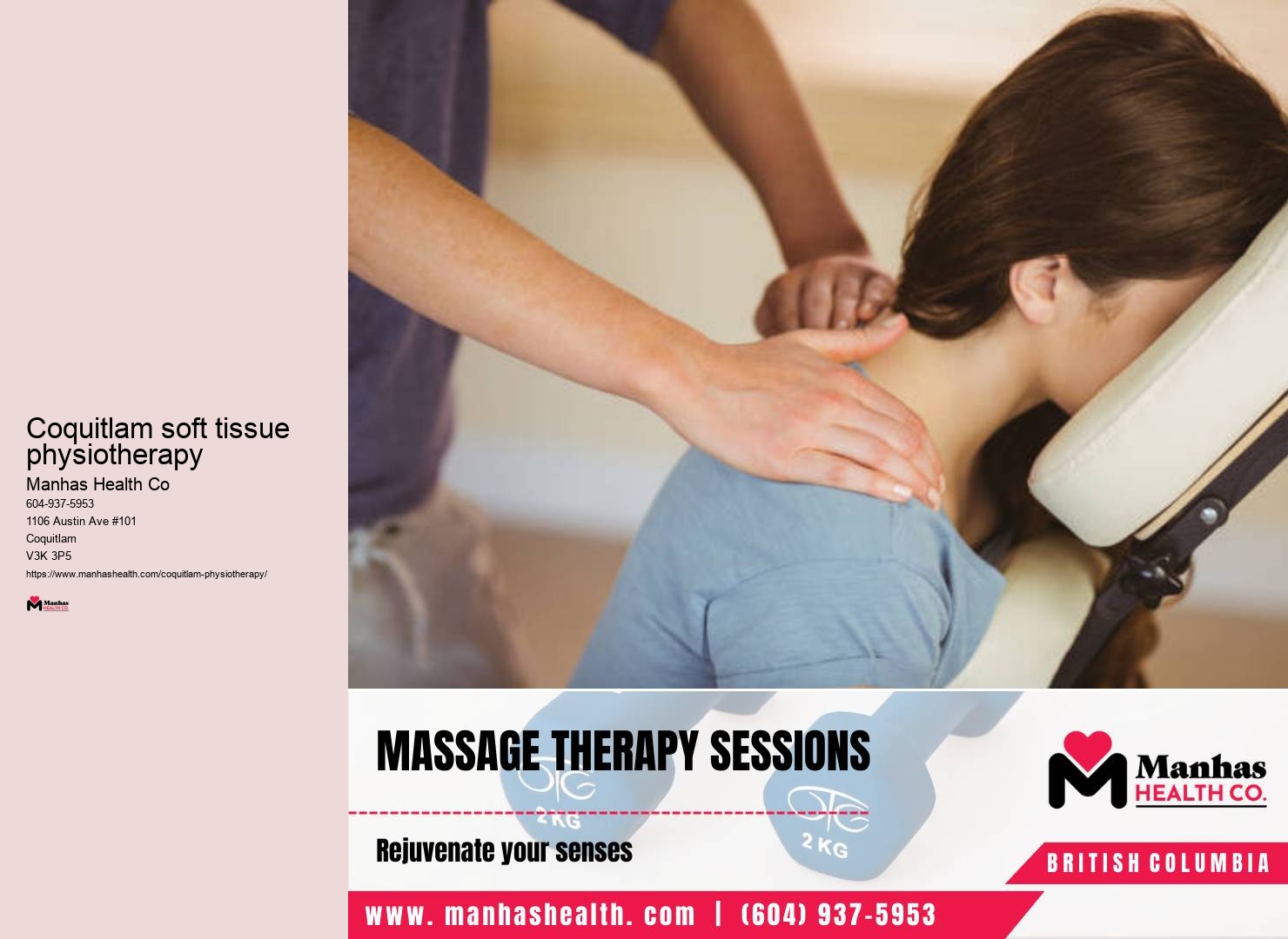 Injury prevention physiotherapy Coquitlam soft tissue physiotherapy