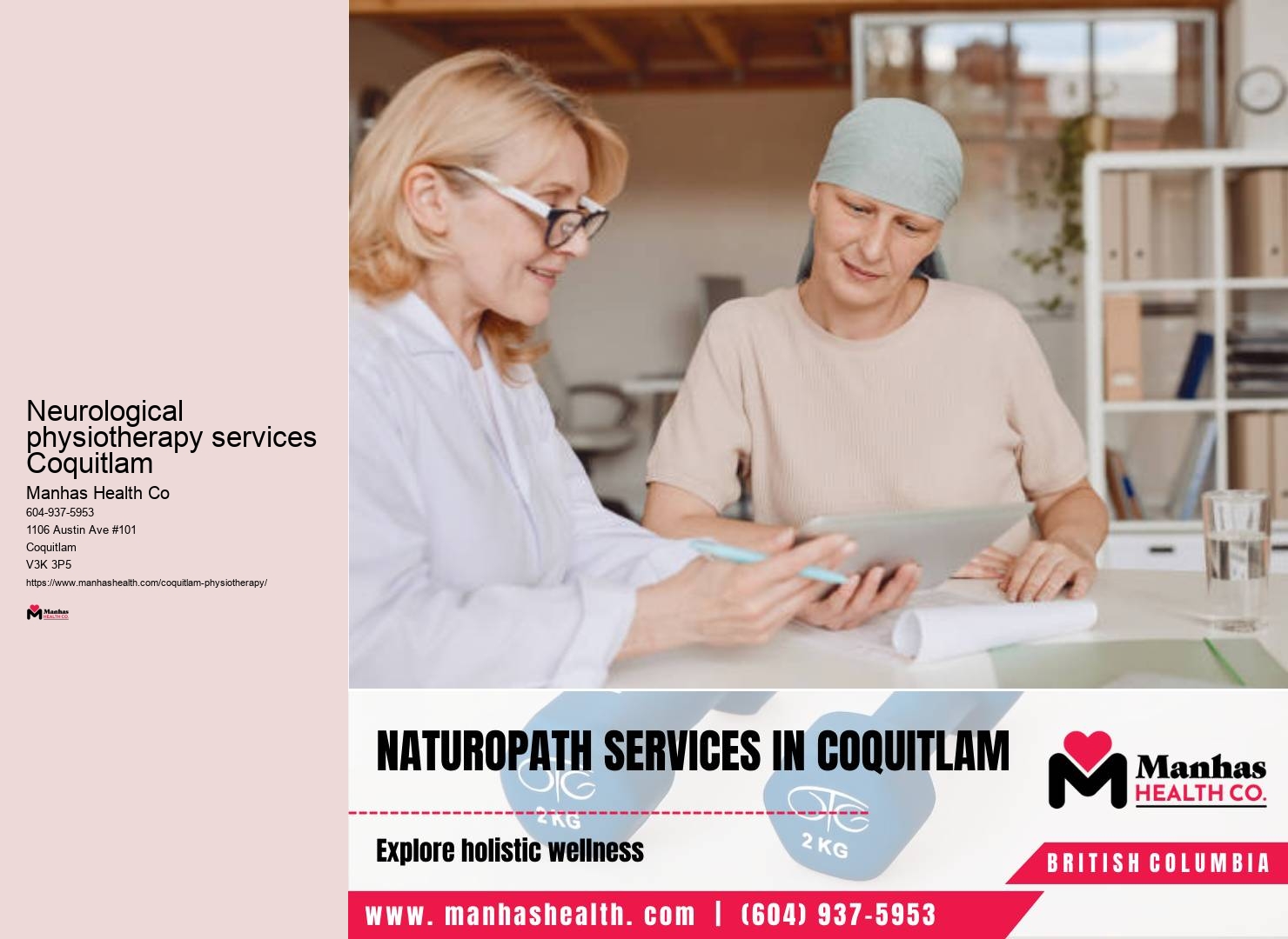 Athletic therapy Neurological physiotherapy services Coquitlam