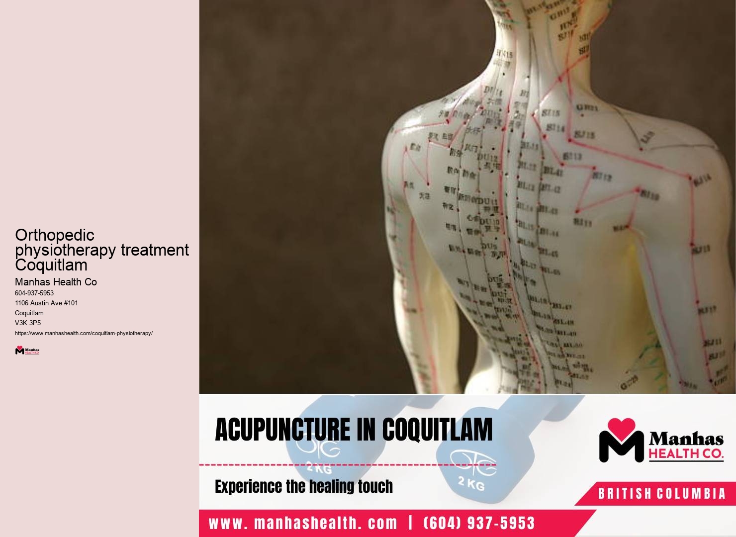 Orthopedic physiotherapy treatment Coquitlam physiotherapy for neck pain