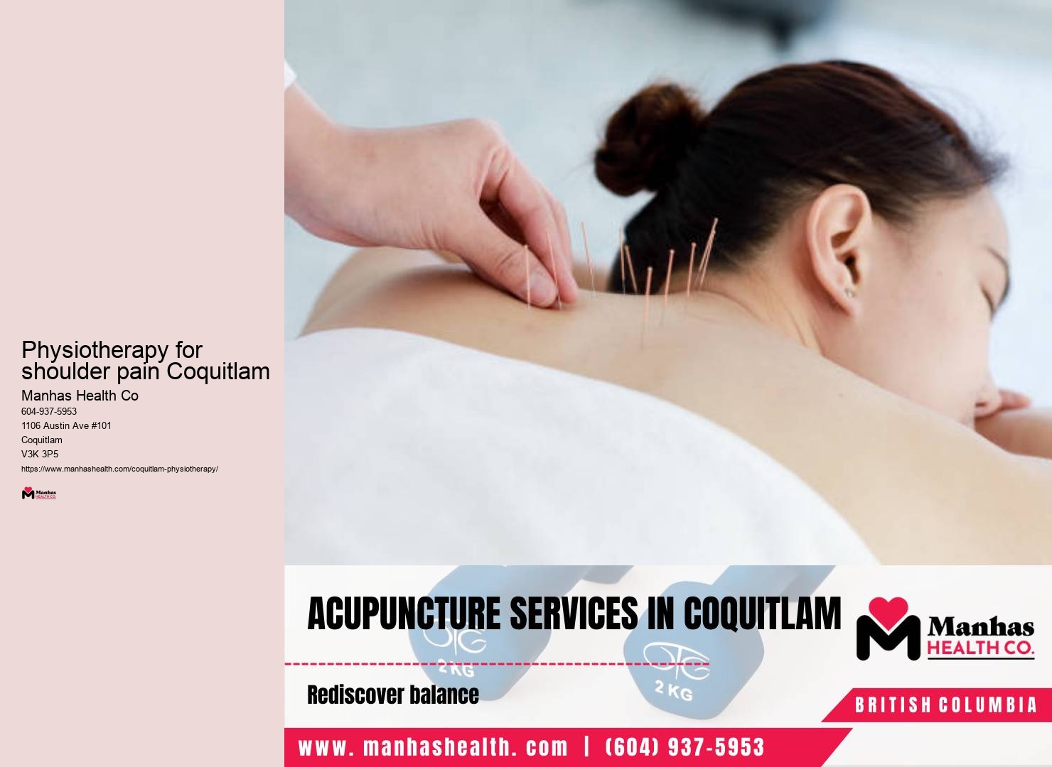 TMJ treatment Physiotherapy for shoulder pain Coquitlam