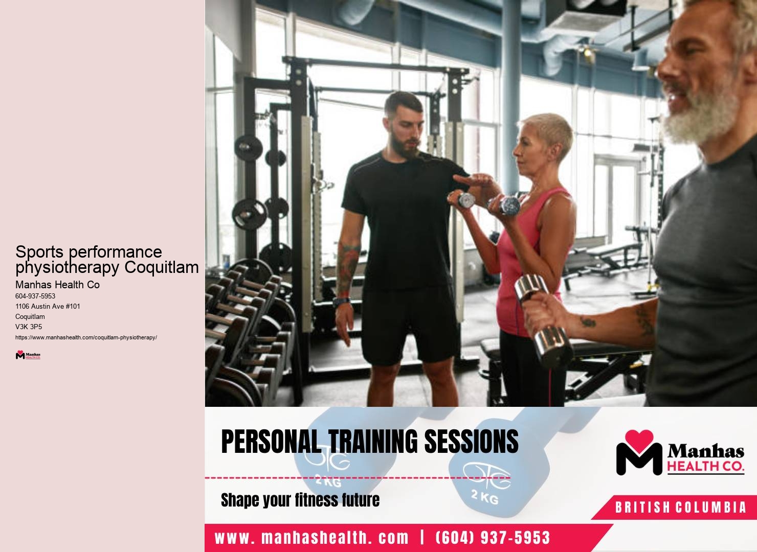 Physiotherapy for TMJ Sports performance physiotherapy Coquitlam
