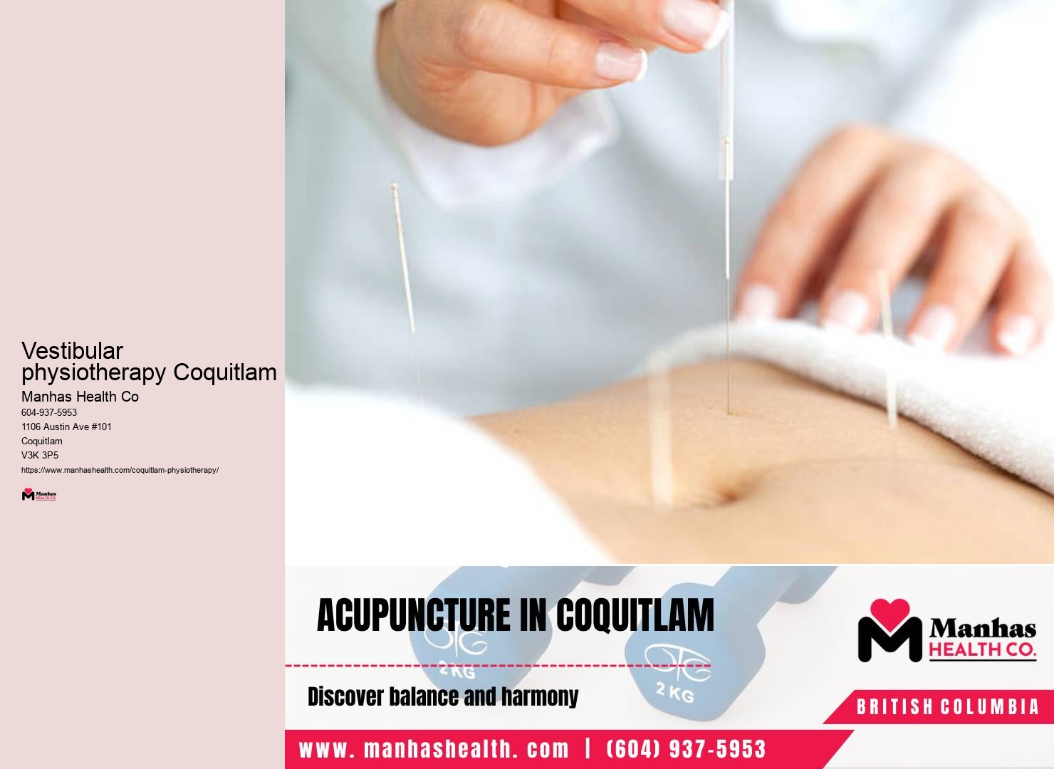 Spine physiotherapy Vestibular physiotherapy Coquitlam