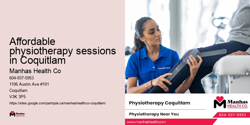 Affordable physiotherapy sessions in Coquitlam