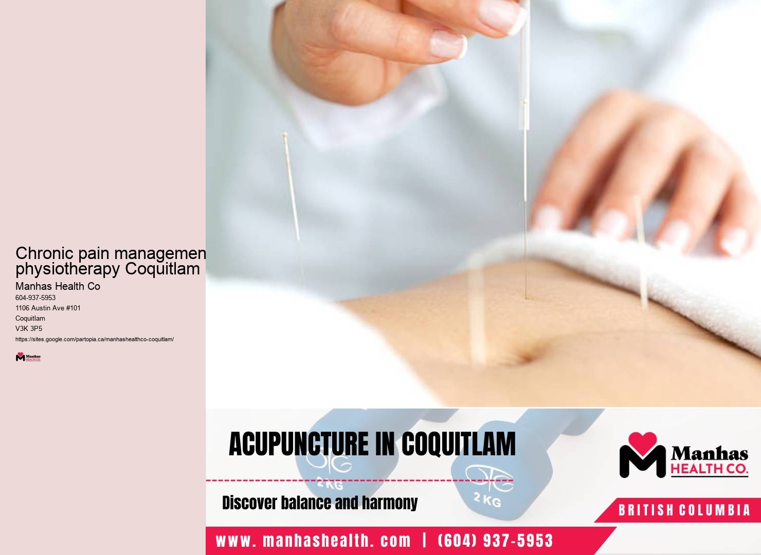 Neurological therapy Chronic pain management physiotherapy Coquitlam