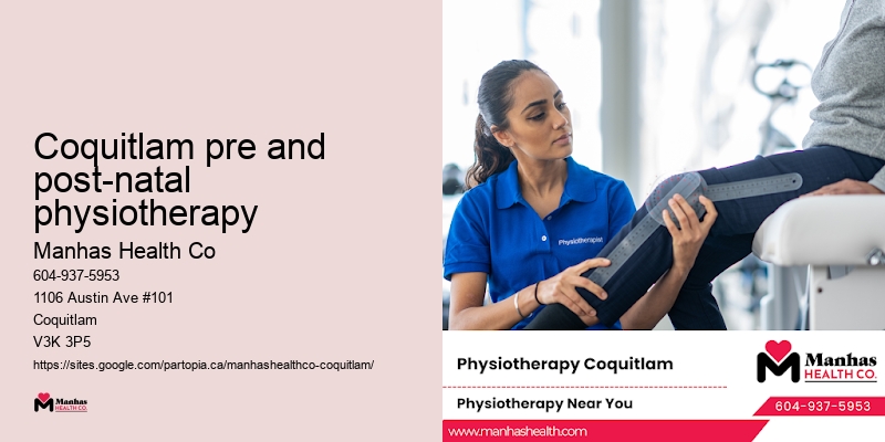Coquitlam pre and post-natal physiotherapy