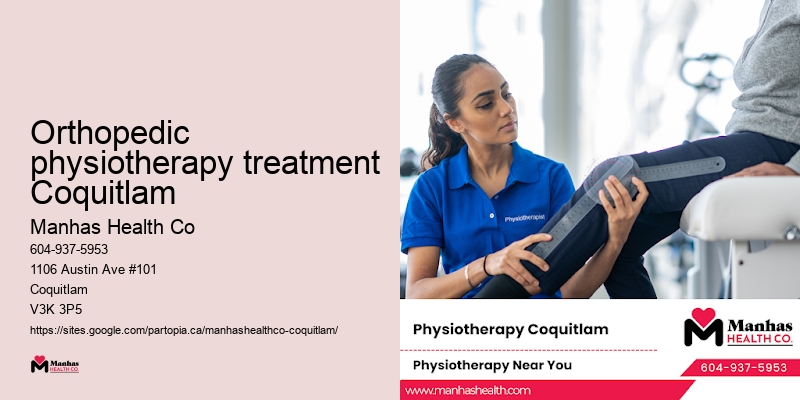 Orthopedic physiotherapy treatment Coquitlam