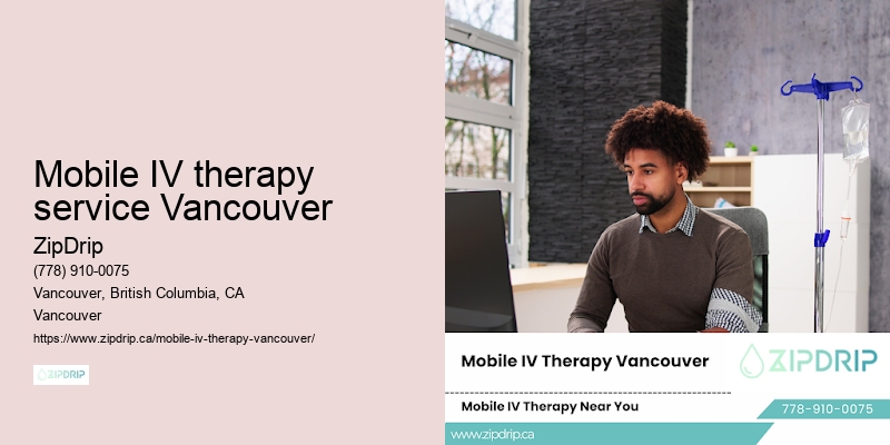 Mobile IV therapy service Vancouver