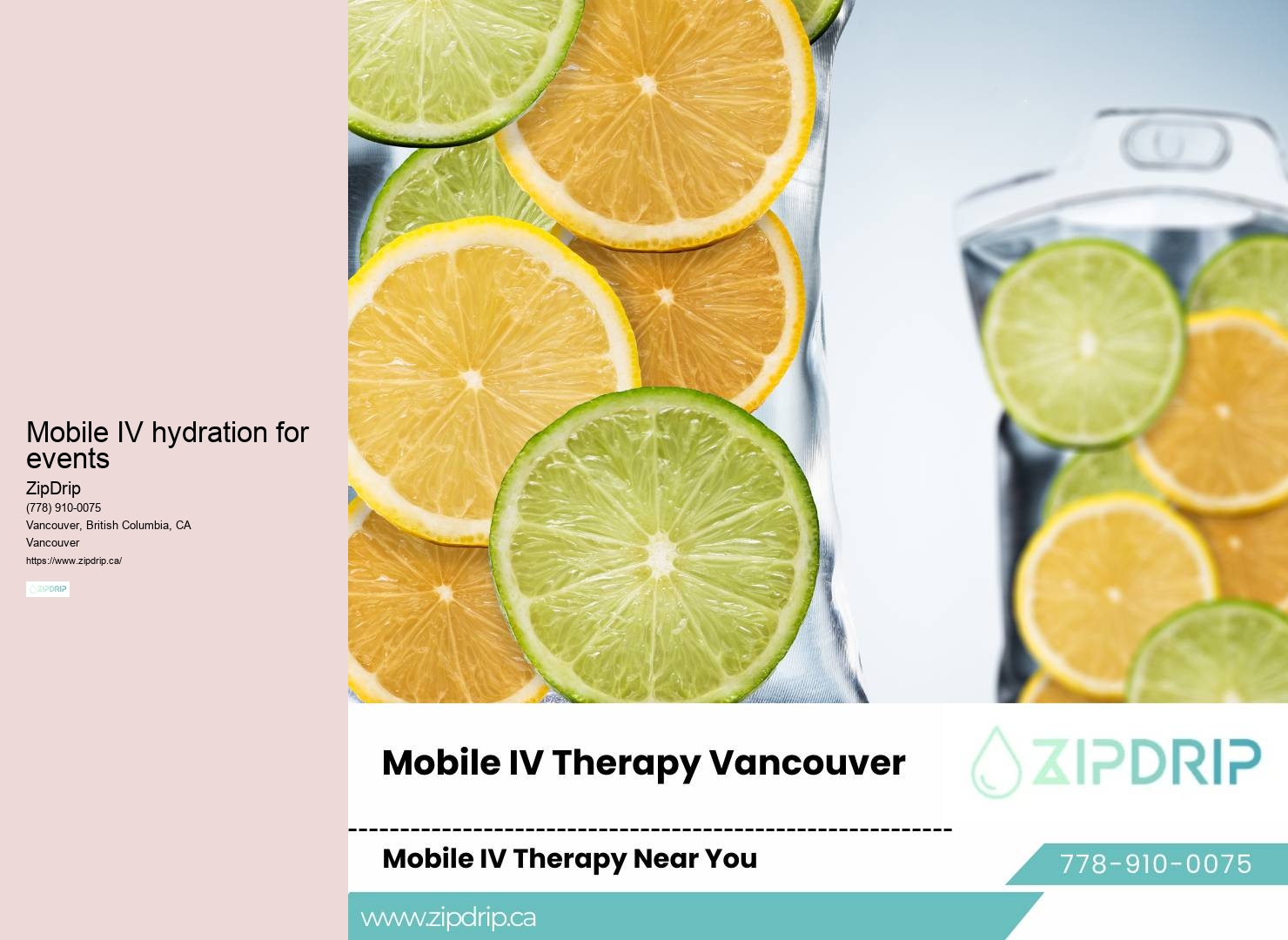 Vancouver IV hydration