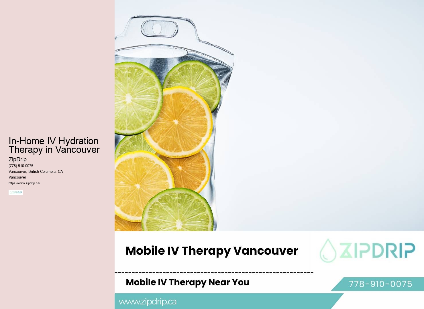 Vancouver Mobile IV Hydration Services