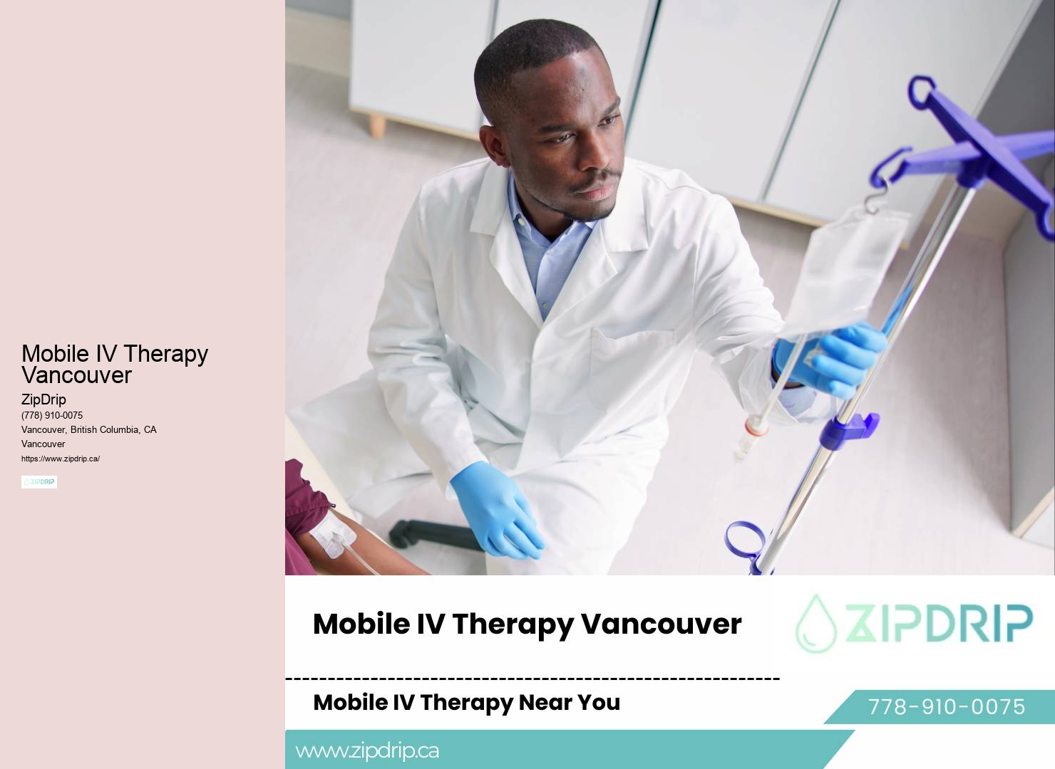 Vancouver IV Drip Therapy Services