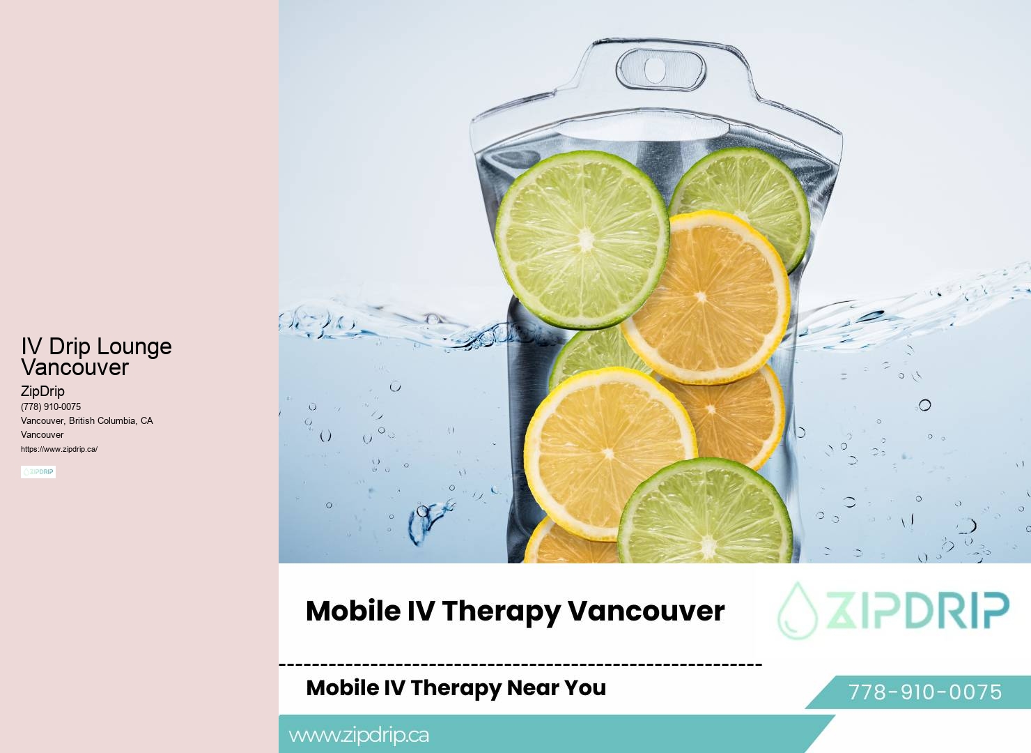 IV Therapy for Immune System Vancouver