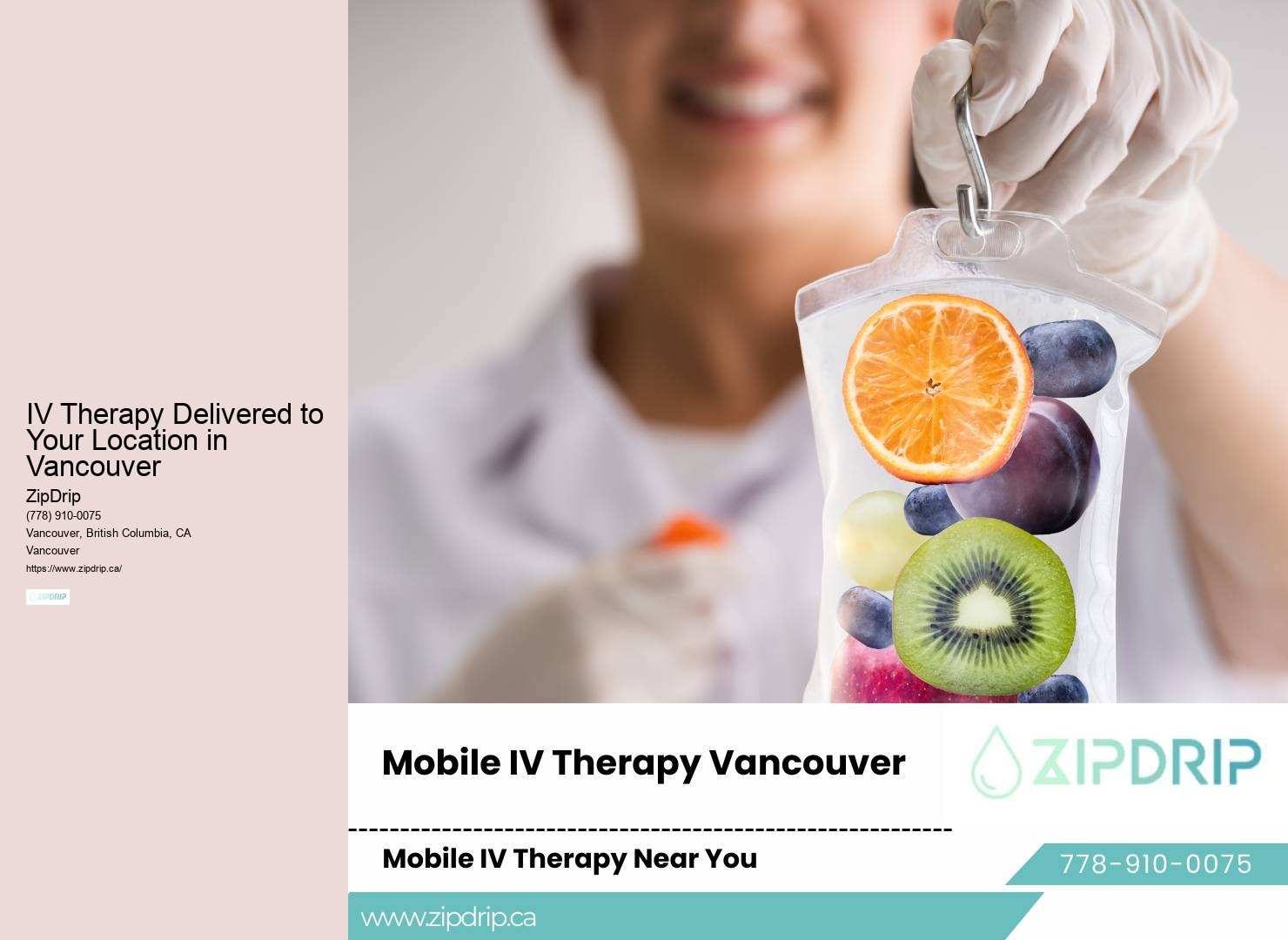 IV Therapy for Hangover Relief and Prevention Vancouver