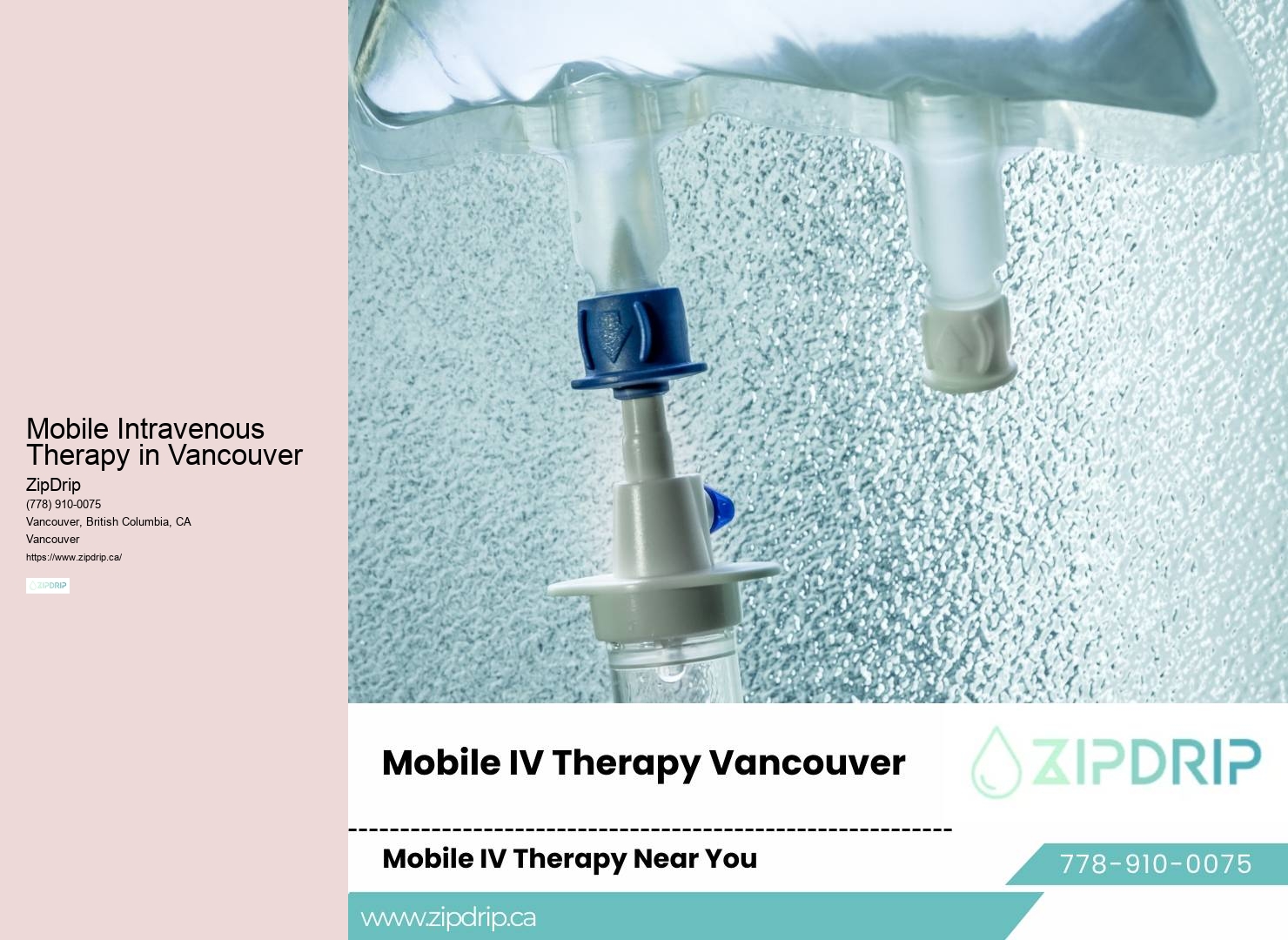 Mobile IV Infusion Services Vancouver