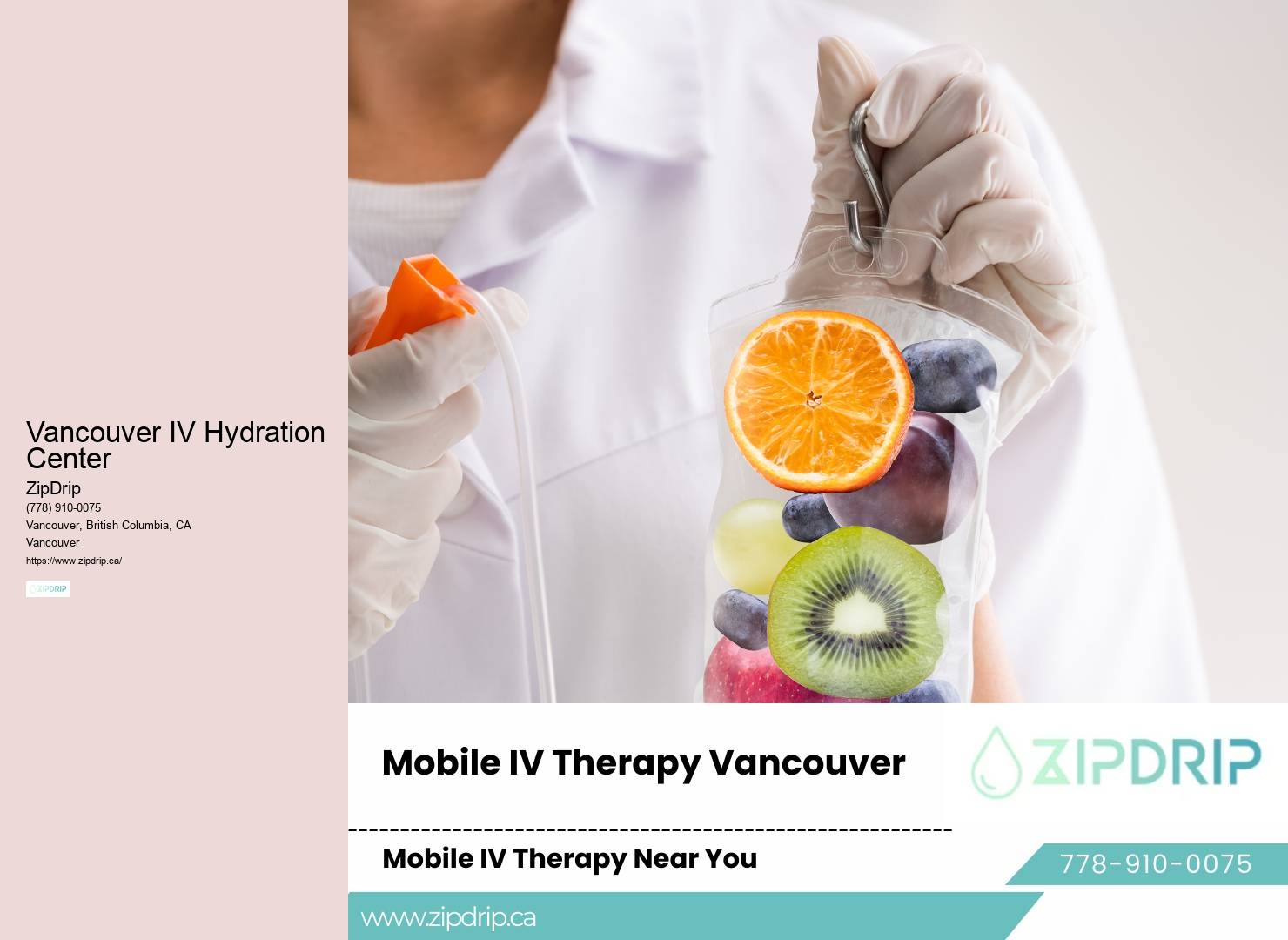 Vancouver IV Vitamin Infusion Therapy