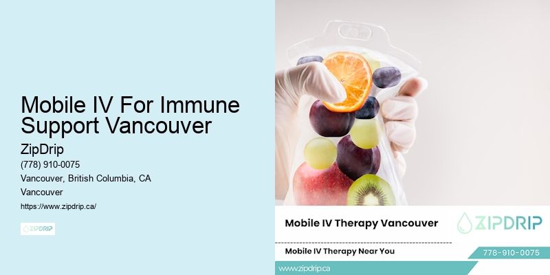 Mobile IV For Immune Support Vancouver