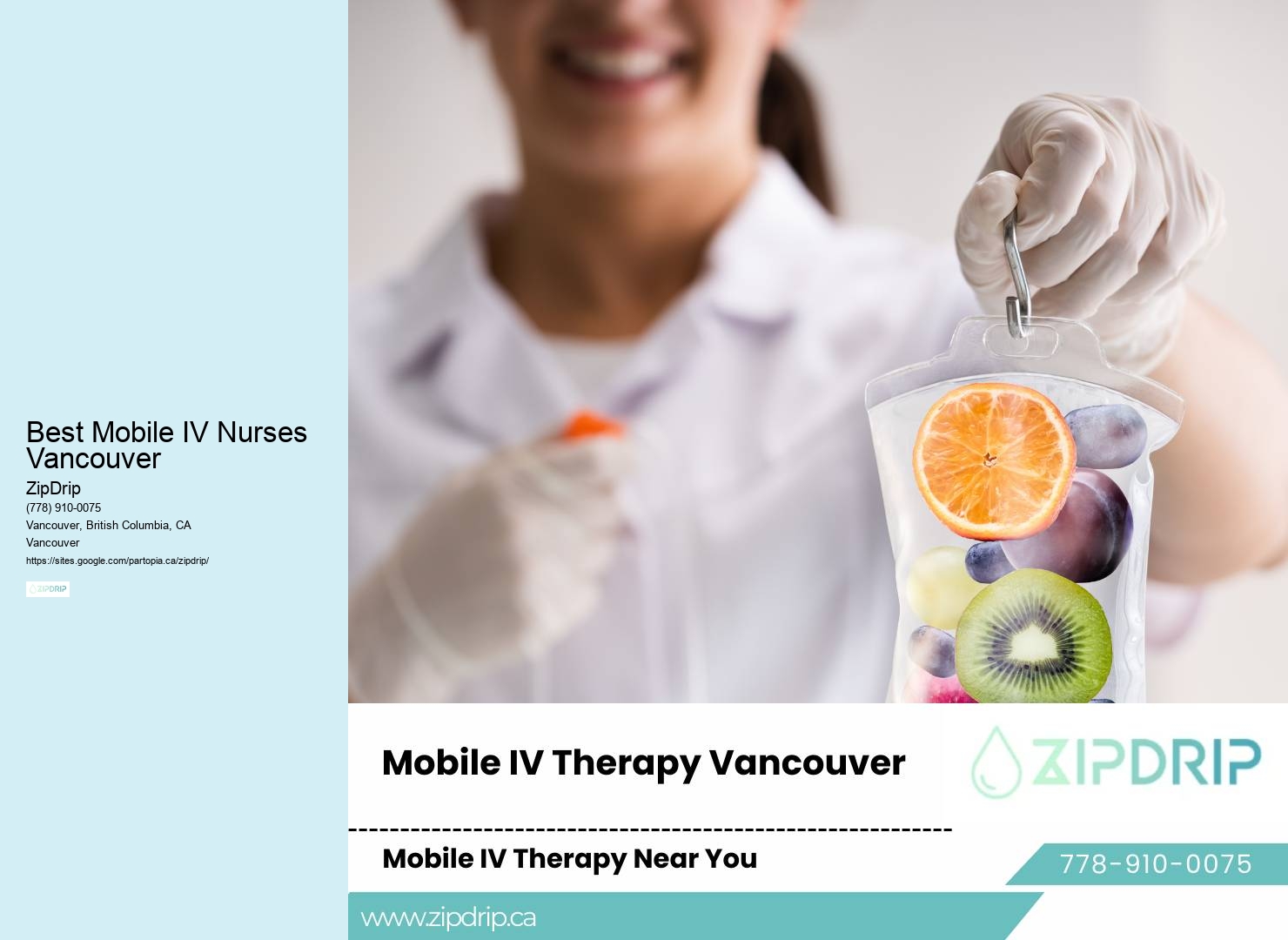Mobile IV Wellness Solutions Best Mobile IV Nurses Vancouver