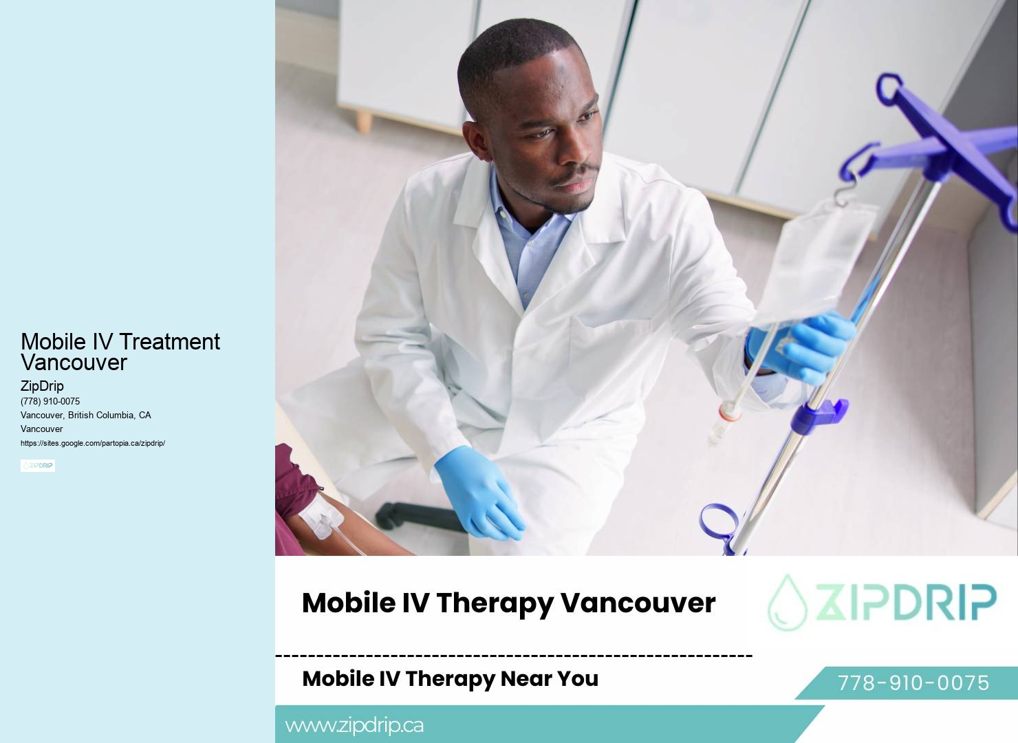 Home IV Services Mobile IV Treatment Vancouver