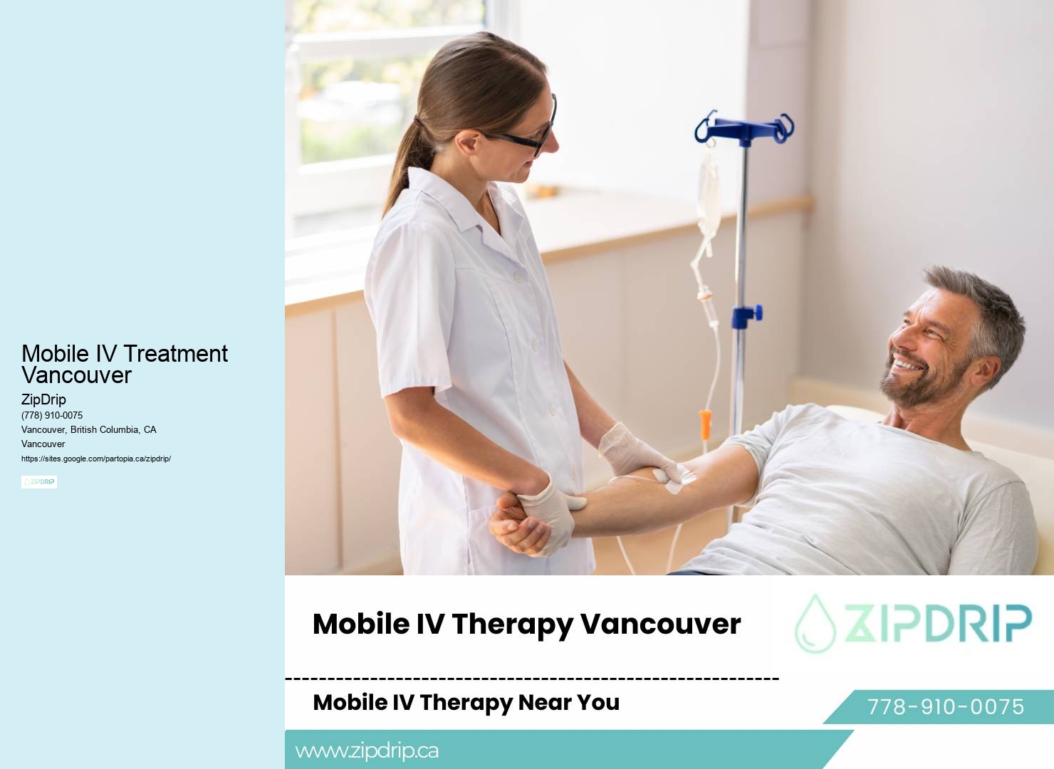 IV Therapy for Optimal Health Mobile IV Treatment Vancouver