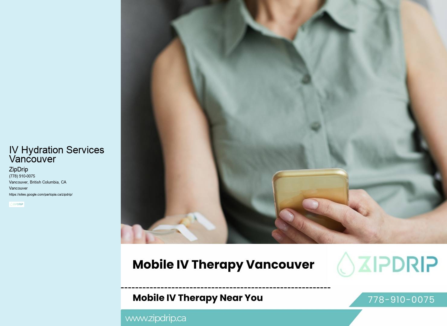 Mobile IV Rehydration Services IV Hydration Services Vancouver