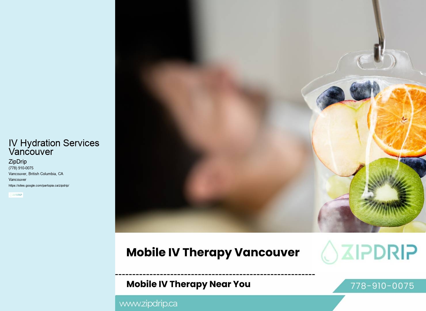 IV Therapy for Immune Health IV Hydration Services Vancouver