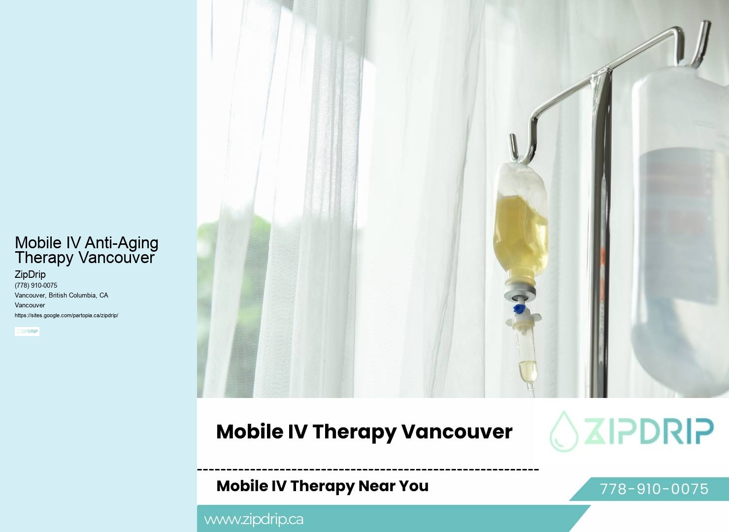 Affordable Mobile IV Therapy Mobile IV Anti-Aging Therapy Vancouver