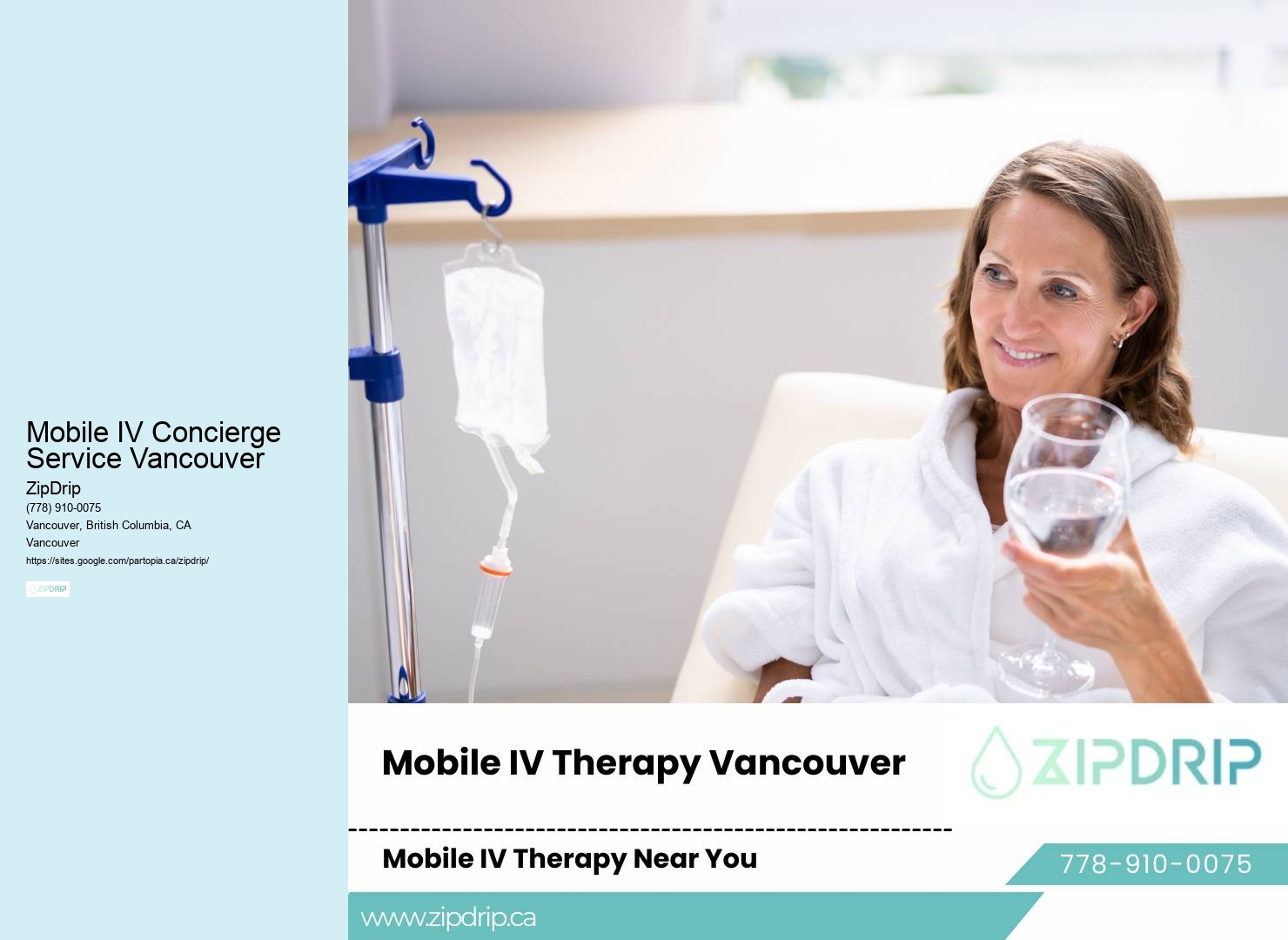 IV Therapy for Immune Support Mobile IV Concierge Service Vancouver