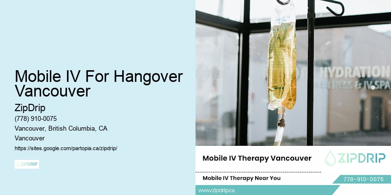 Mobile IV For Hangover Vancouver