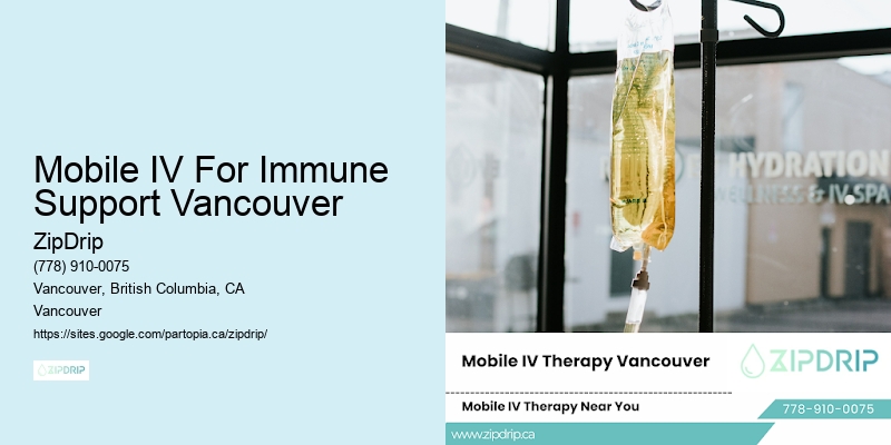 Mobile IV For Immune Support Vancouver