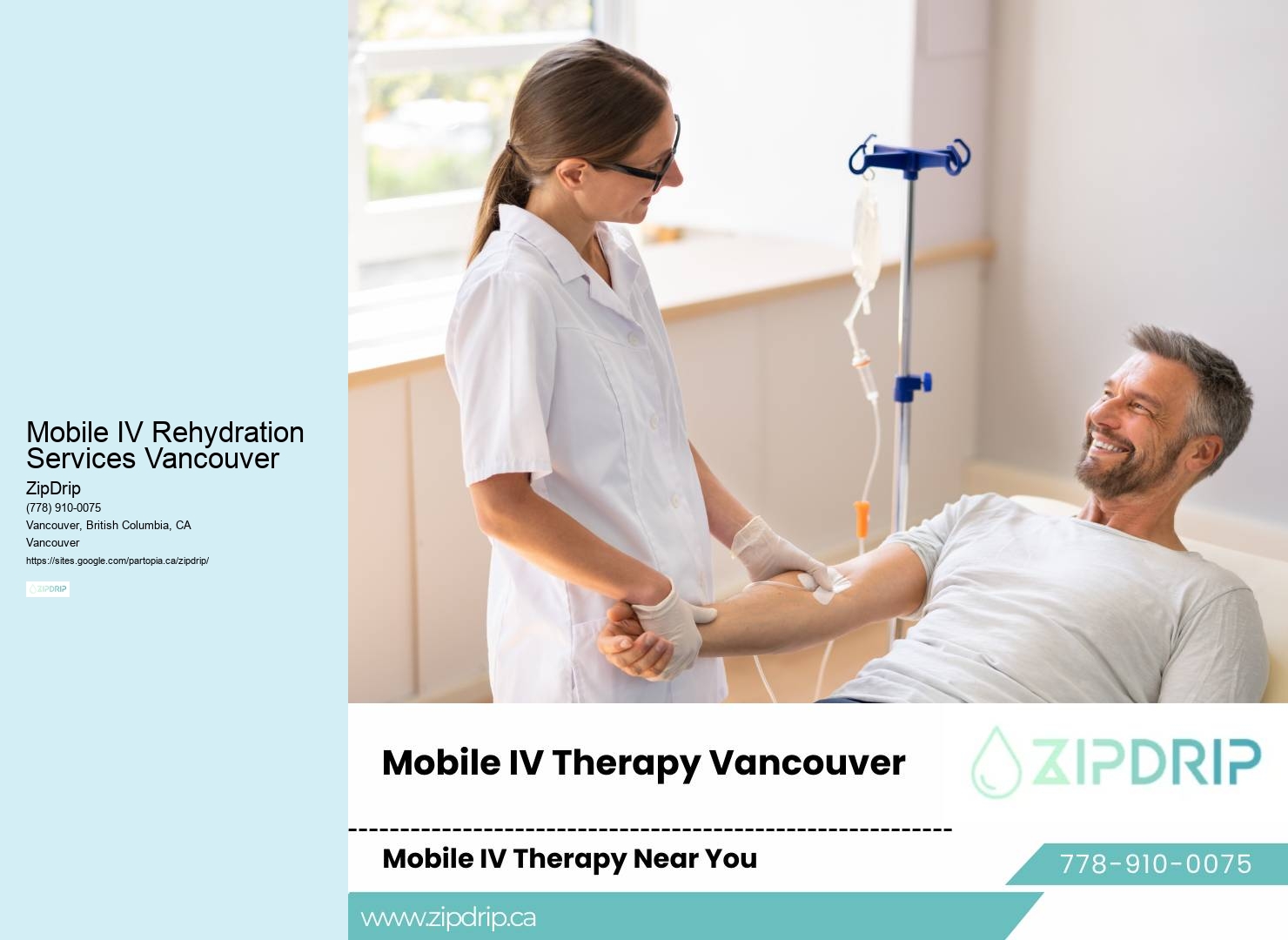 IV Therapy for Overall Wellness Mobile IV Rehydration Services Vancouver