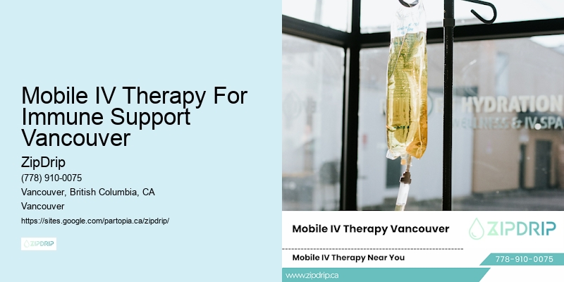 Mobile IV Therapy For Immune Support Vancouver