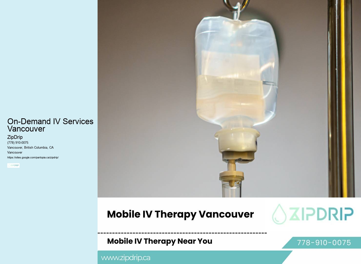 IV Therapy for Hangover Relief On-Demand IV Services Vancouver
