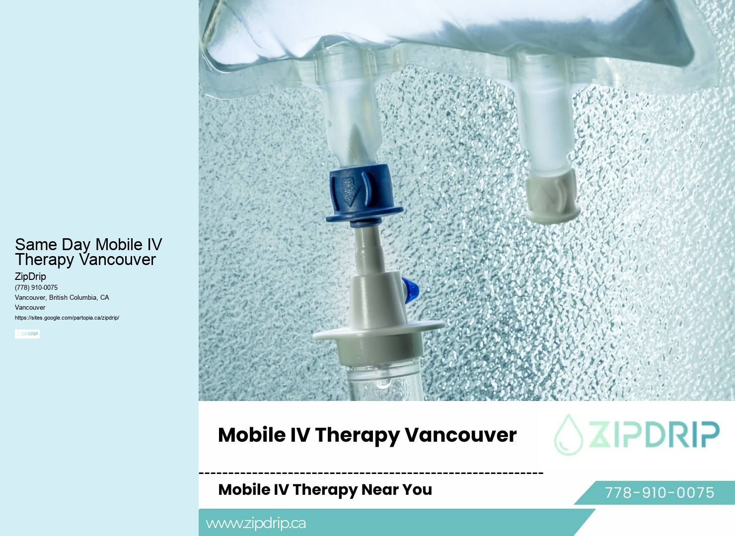 Same Day Mobile IV Therapy Same Day Mobile IV Therapy Vancouver
