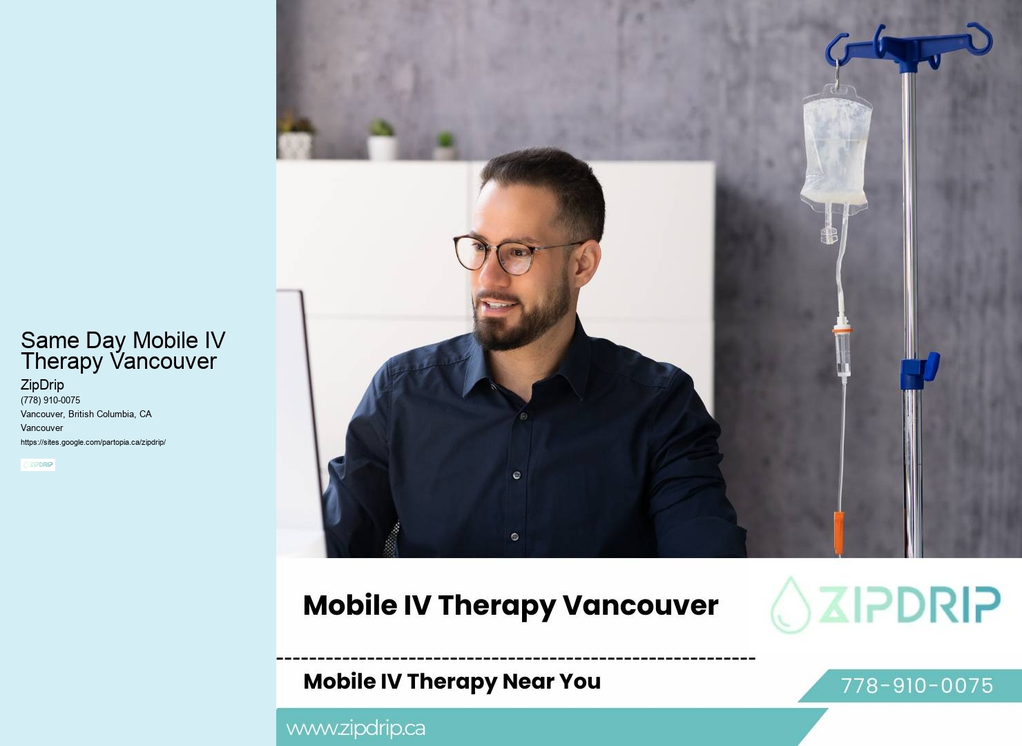 Same Day Mobile IV Therapy Vancouver IV Therapy For Mental Clarity