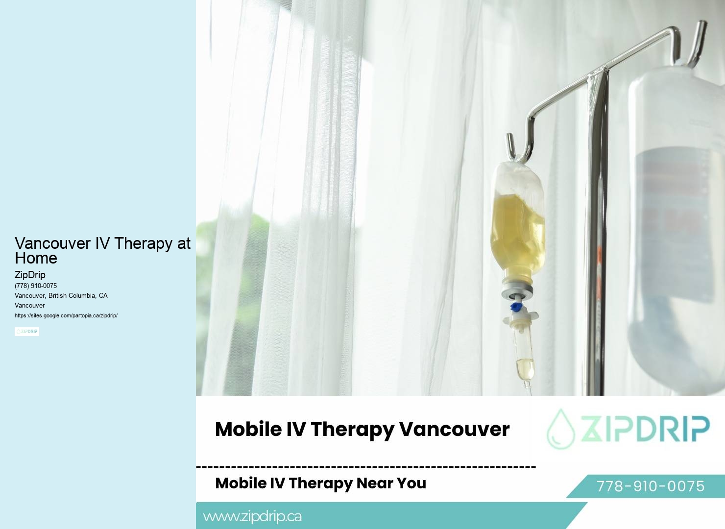 Glutathione IV Therapy Vancouver IV Therapy at Home