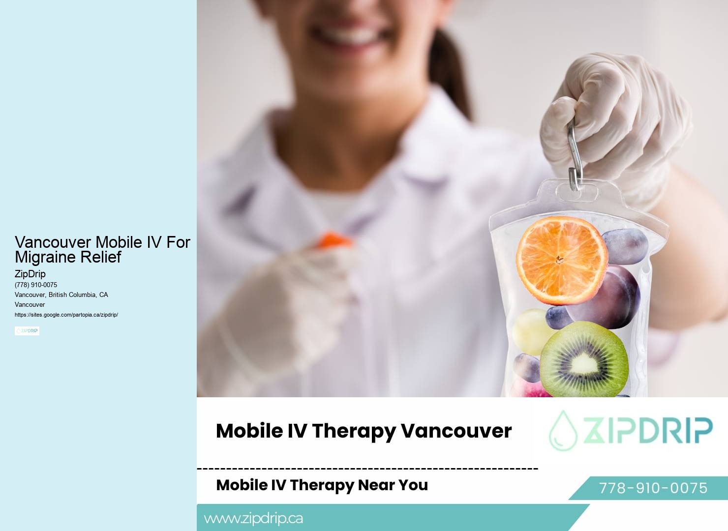 IV Therapy for Hangover Vancouver Mobile IV For Migraine Relief