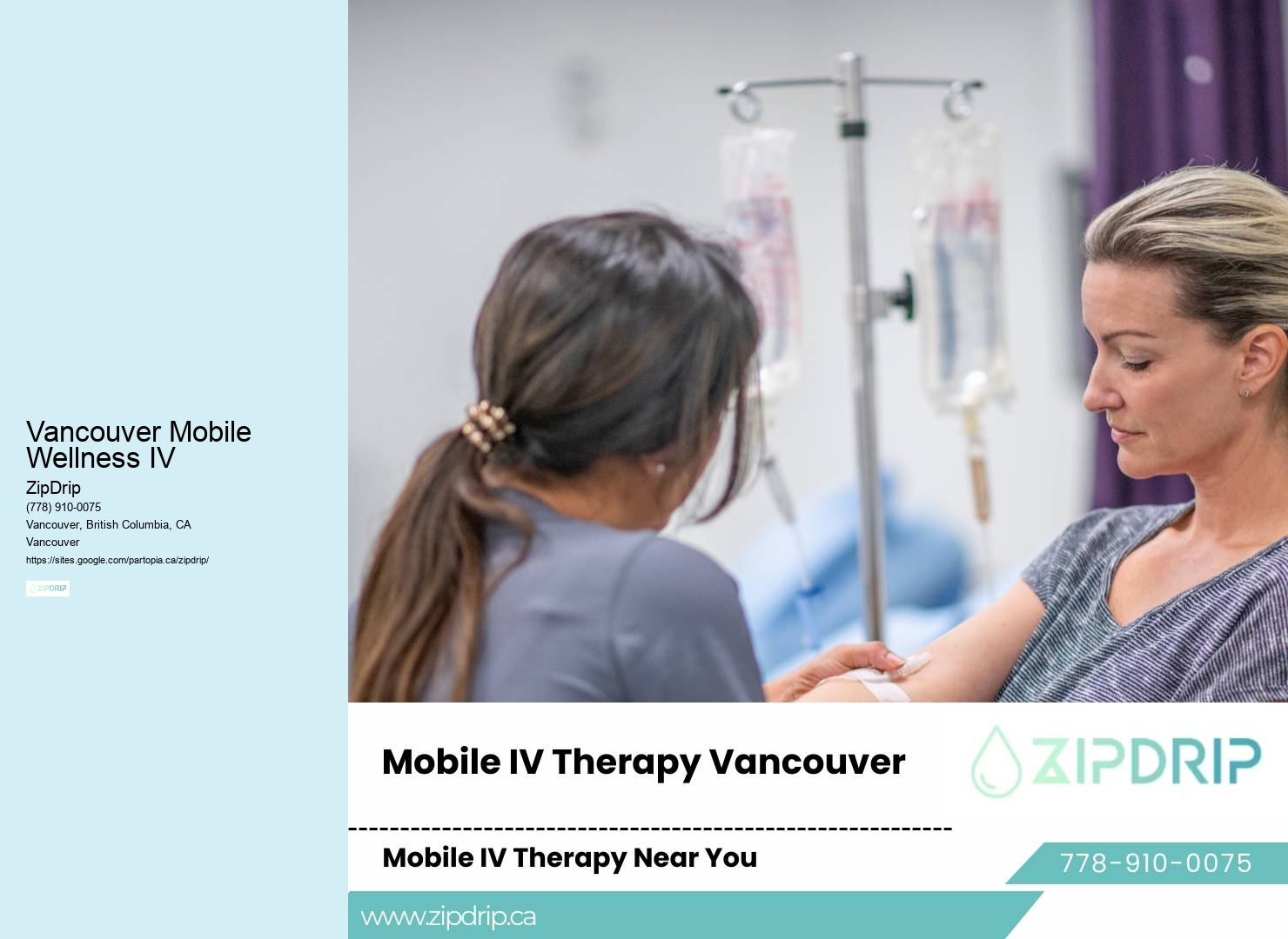 IV Therapy for Anxiety Relief Vancouver Mobile Wellness IV